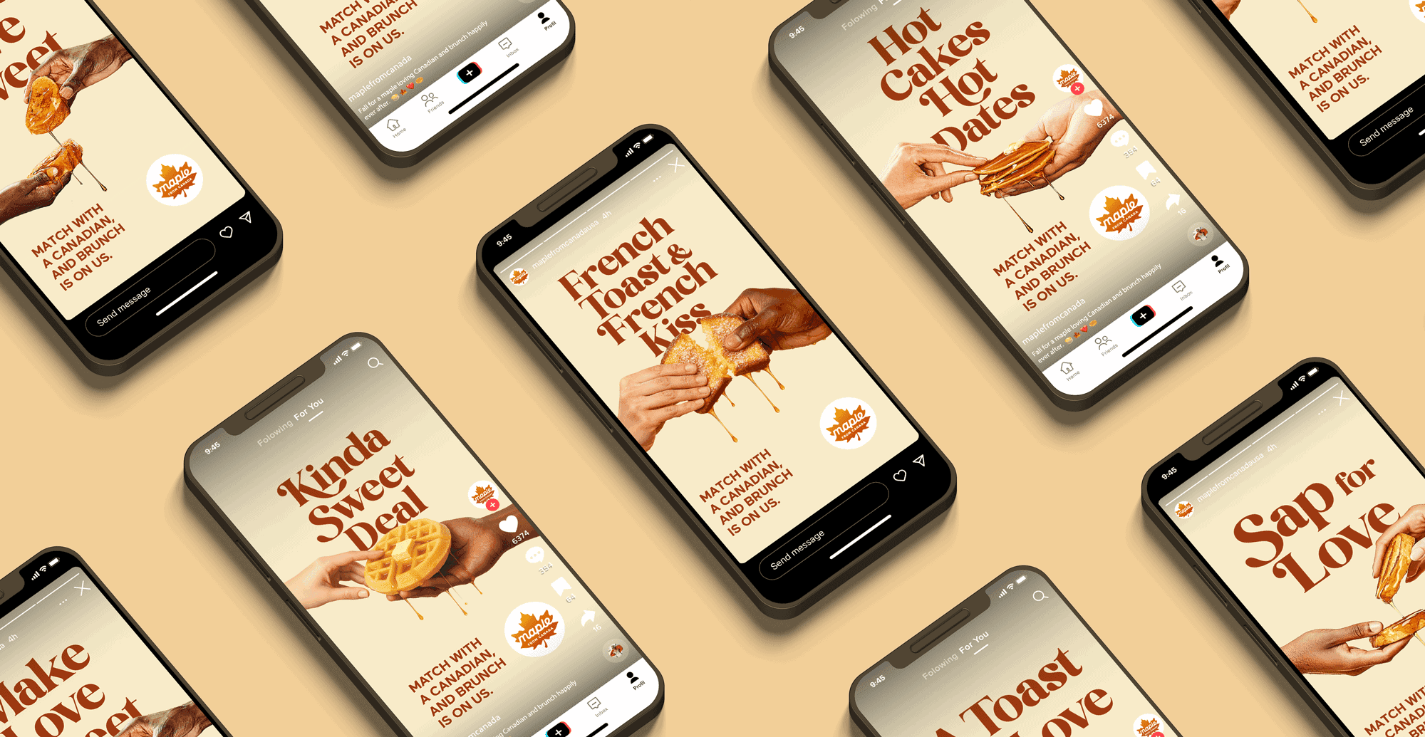 Maple Mate promotional food image for Johnnycola website.